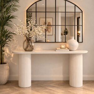 Console Fluted Élégance – HBF Déco