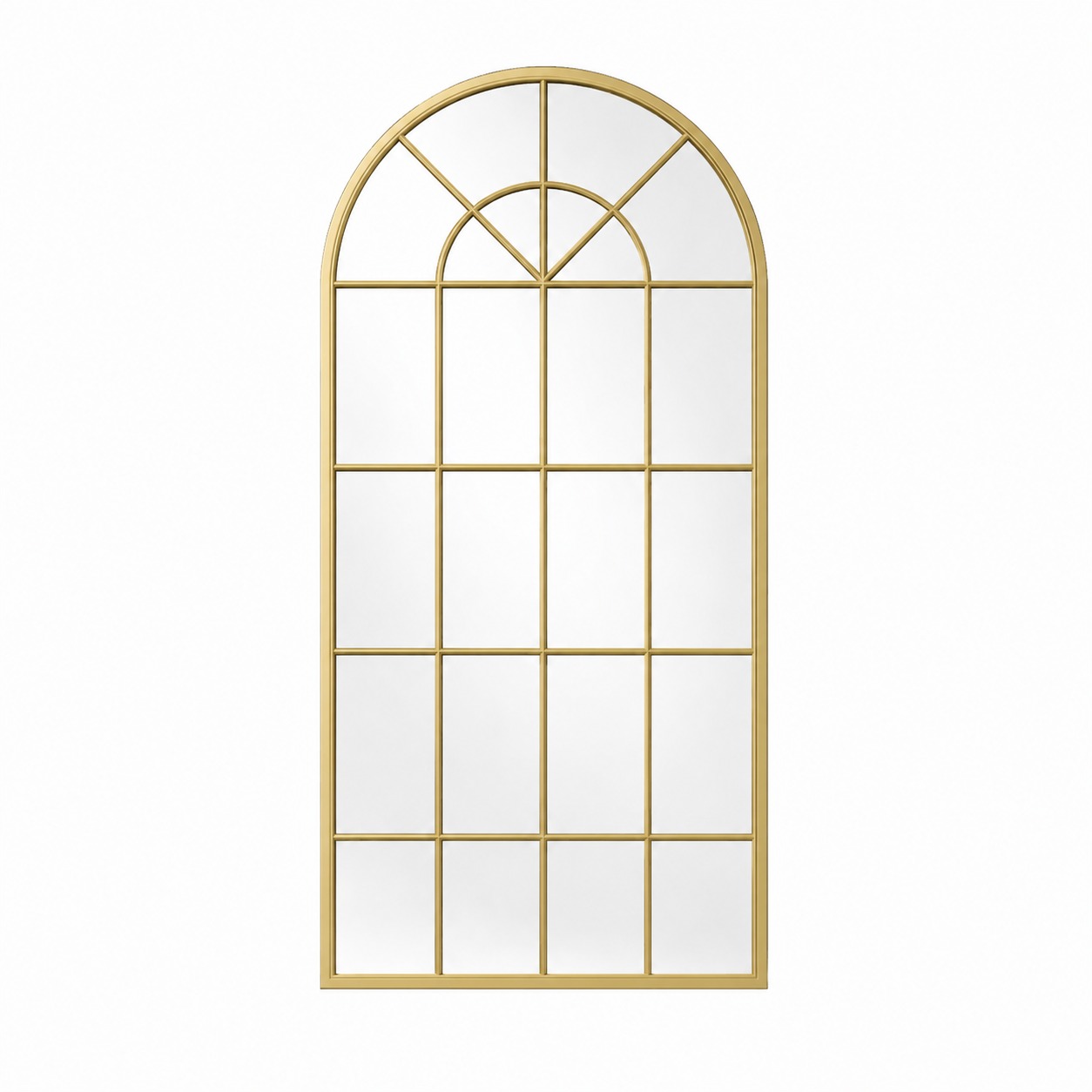 Miroir Arched Style Fenêtre -Élégance Vintage en Bois HDF – Image 7