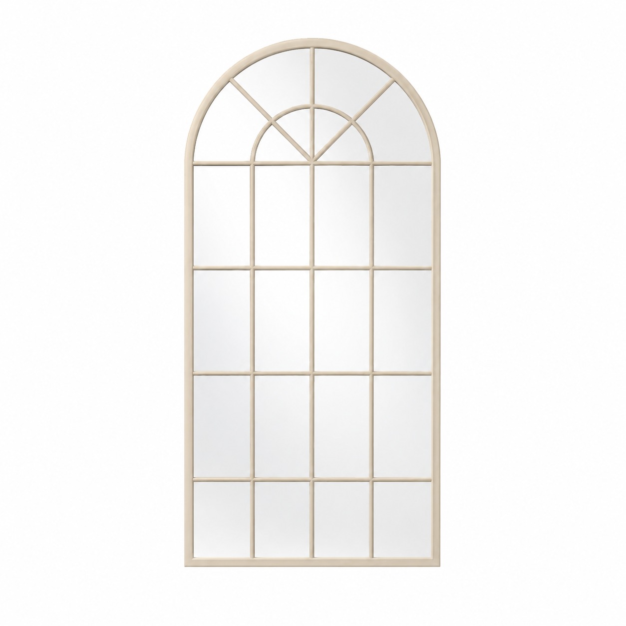 Miroir Arched Style Fenêtre -Élégance Vintage en Bois HDF – Image 10