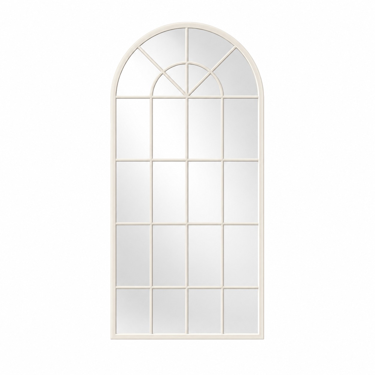 Miroir Arched Style Fenêtre -Élégance Vintage en Bois HDF – Image 8