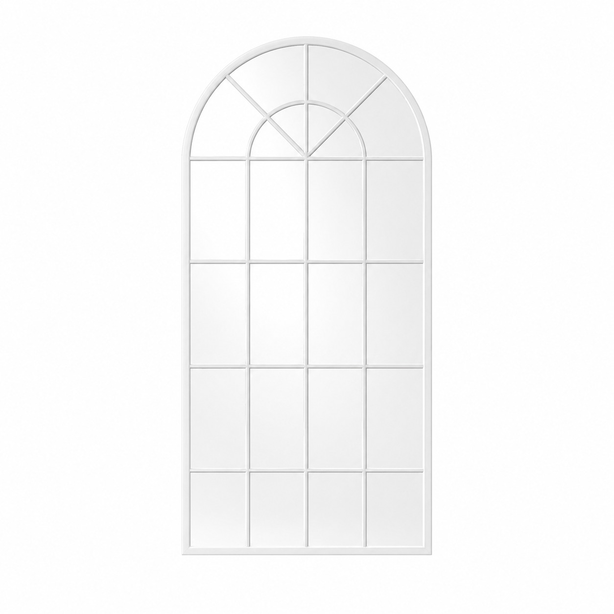 Miroir Arched Style Fenêtre -Élégance Vintage en Bois HDF – Image 9