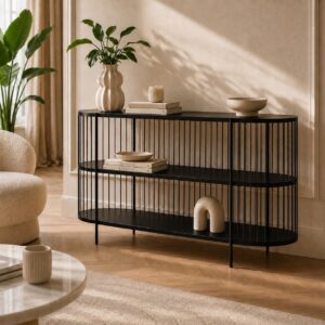 Console Striped en Métal