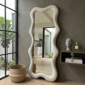 Miroir Curvy Wood