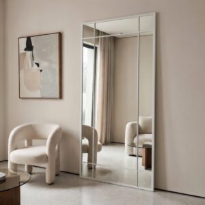 Miroir Frame – Design Fenêtre et Élégance Contemporaine - Blanc, 170 × 80 cm