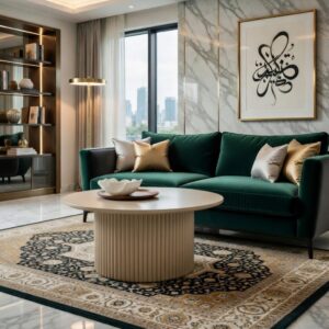 Dark Coffee Table – Table Basse Élégante et Intemporelle - Beige