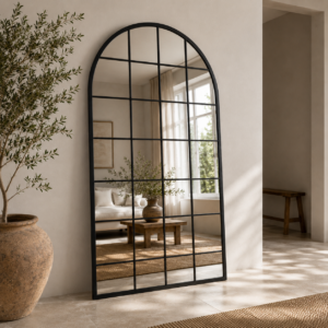 Miroir Arch XXL – Élégance Verrière et Lumière Intérieure
