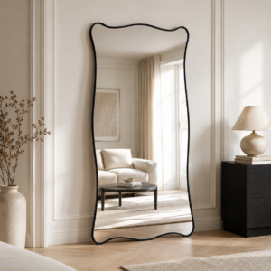Miroir Ondulations Royal design organique moderne.