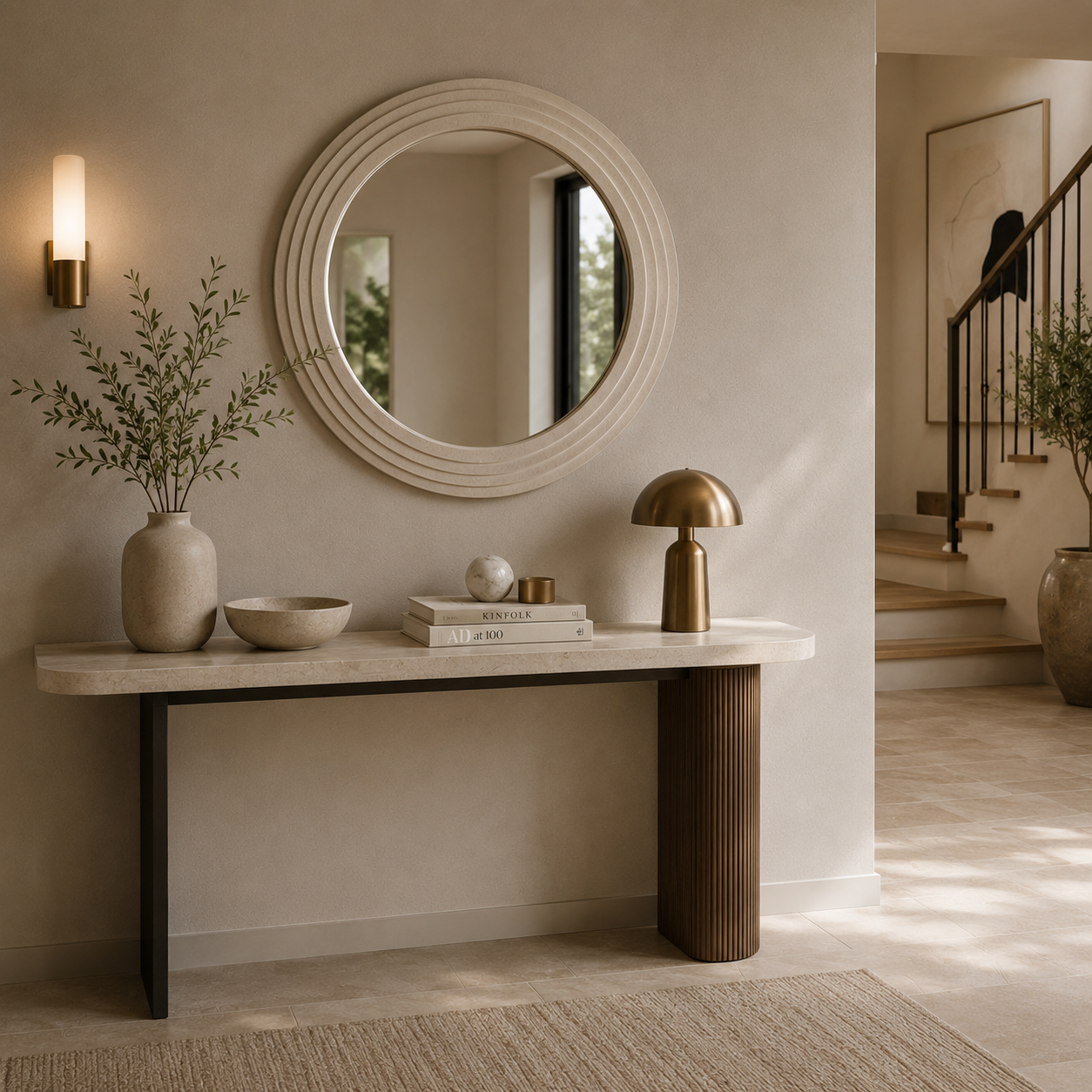 Miroir Lisa – Élégance Circulaire et Raffinement Intemporel – Image 3