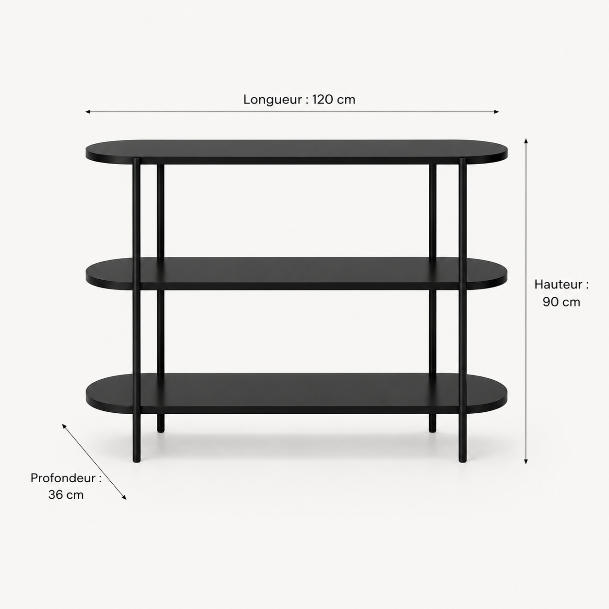 Glass Console – Élégance Contemporaine et Design Aérien – Image 3