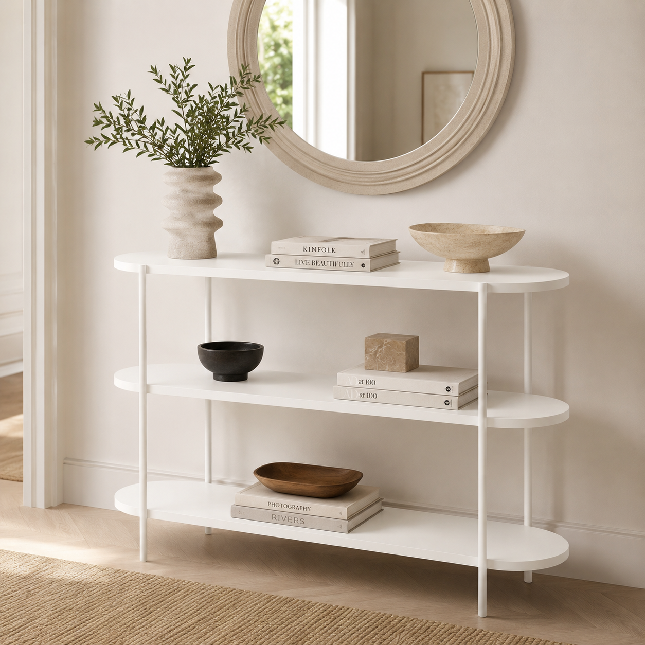 Glass Console – Élégance Contemporaine et Design Aérien – Image 5