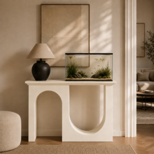 Console Ivory – L’Élégance Minimaliste au Quotidien - Blanc cassé