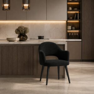 Lina Chair – Confort, Élégance et Modernité - Noir