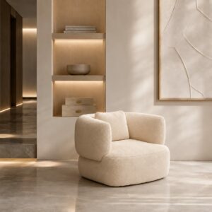 Vogue Fauteuil – L'Alliance du Confort et de l'Élégance - Beige