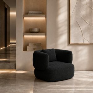 Vogue Fauteuil – L'Alliance du Confort et de l'Élégance - Noir
