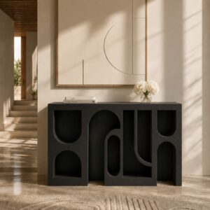 Console Geometric – L’Art du Design Architectural - Noir