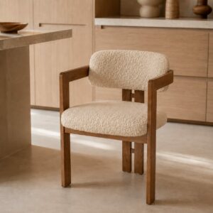 Mocco Chair – Élégance Naturelle et Confort Contemporain - Beige