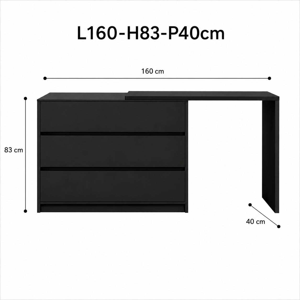 sienne commode Dimensions