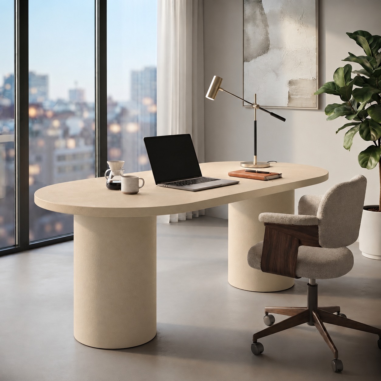 Bureau Luméa – Design organique et contemporain