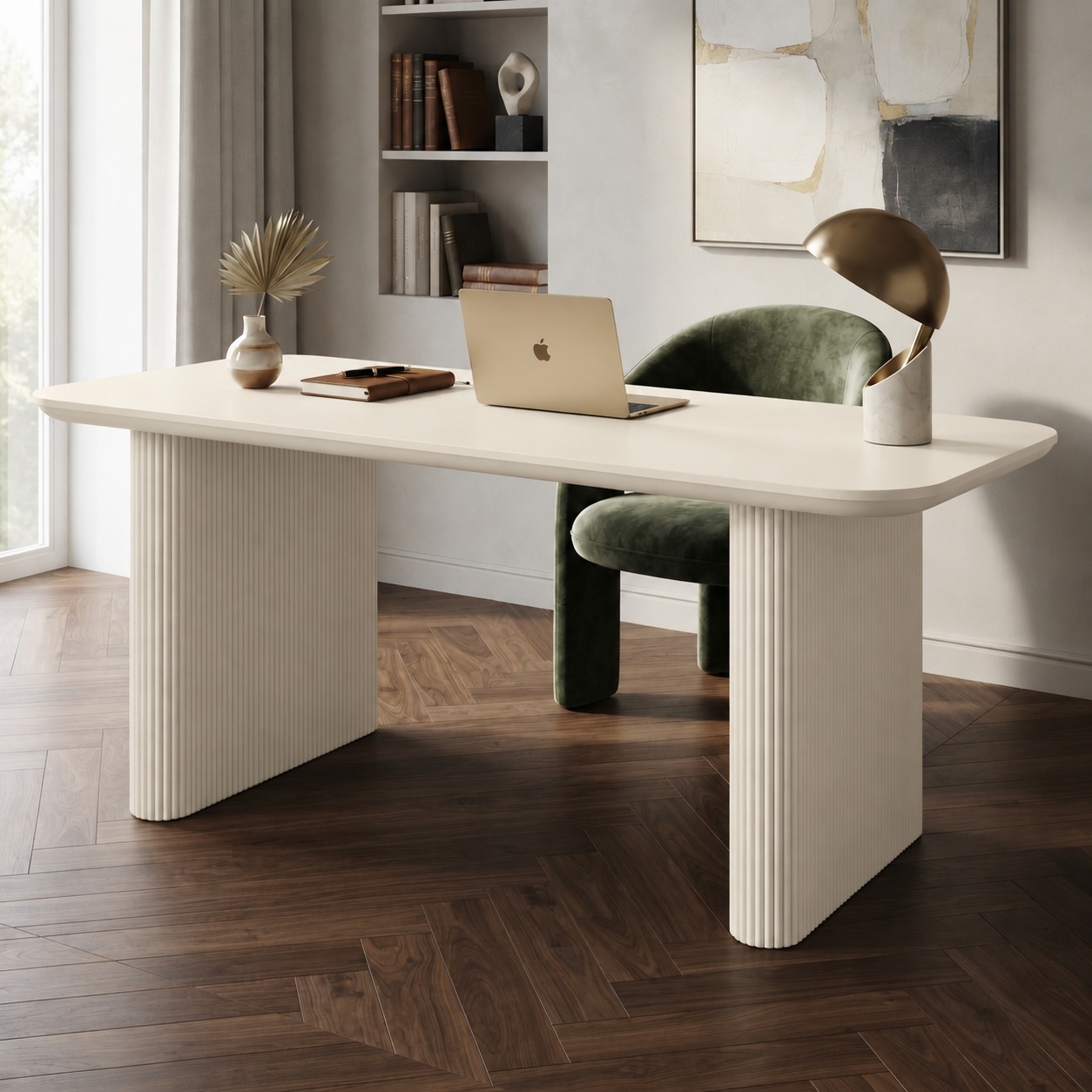 Bureau Solenne – Design contemporain et finition cannelée