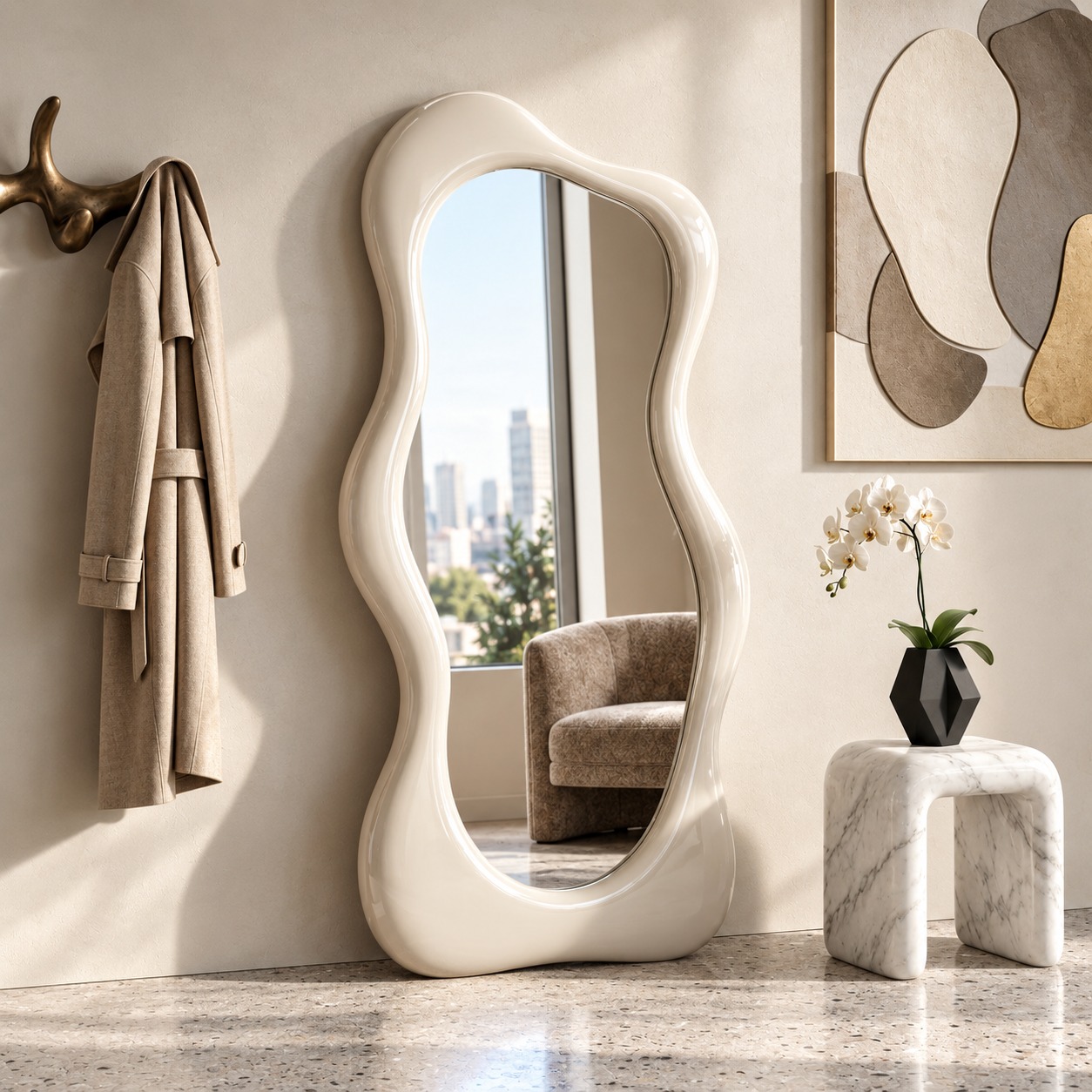 Miroir Pulp – Design organique et élégance contemporaine