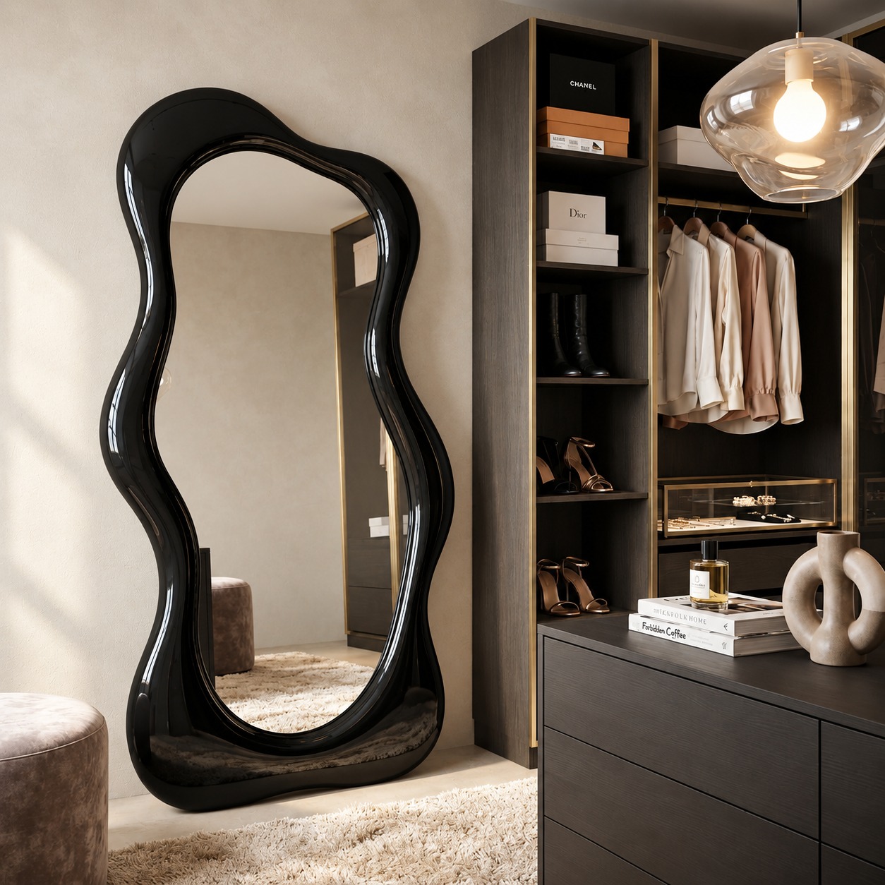 Miroir Pulp – Design organique et élégance contemporaine
